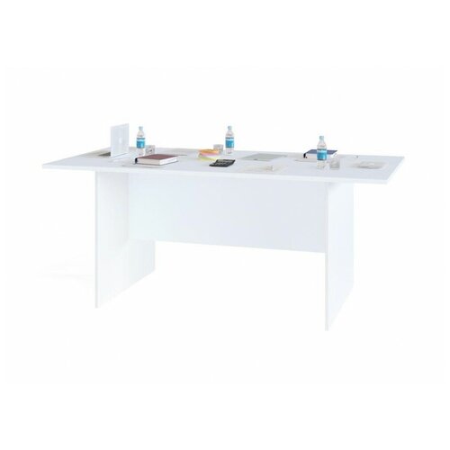 фото Стол для переговоров сокол спр-05, дхш: 180 х 90 см, белый