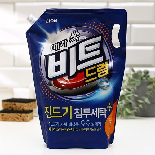 CJ Lion Жидкое средство для стирки CJ Lion Beat Drum для белых и разноцветных тканей 2 л 1758₽