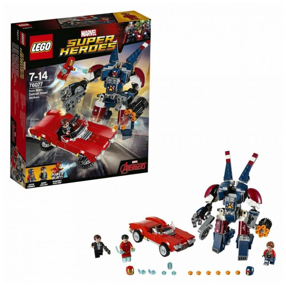 LEGO Super Heroes Железный человек: Стальной Детройт наносит удар - фото №17