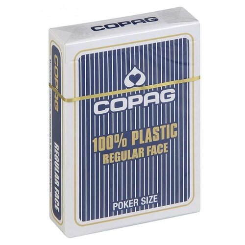 Карты для покера Copag Regular Face Blue