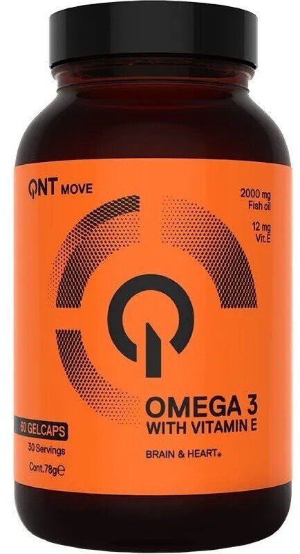 QNT Добавка биологически активная к пище Кью эн ти омега 3 / Omega-3 1000 мг 60 гелевых капсул - фото №3