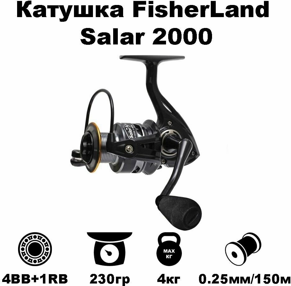 Катушка рыболовная FisherLand Salar 2000