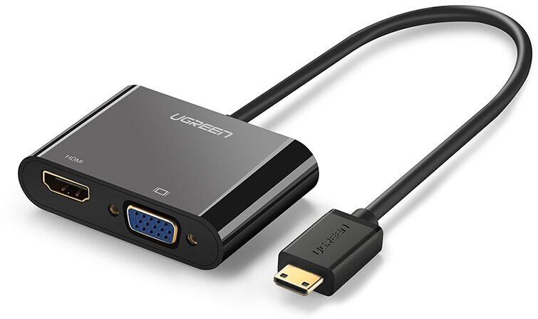 Сплиттер Ugreen CM101 HDMI - VGA+HDMI+3.5mm 40744