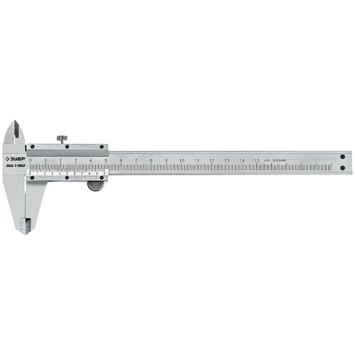 ЗУБР ШЦ-1-150 150 мм стальной штангенциркуль Профессионал 34514-150 1630₽