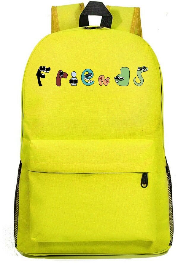 фото Рюкзак "Алфавит Лор" (Alphabet Lore) желтый №1