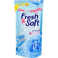 Lion Thailand Fresh&Soft Кондиционер для белья парфюмированный Утренний Поцелуй 600 мл