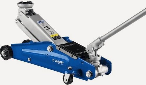Изображение товара Домкрат гидравлический подкатной Зубр T70 43052-3_z01, 130-410 мм, 3т