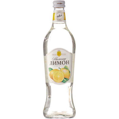 Газированный напиток Вкус года Premium Лимон, 0.6 л, стеклянная бутылка