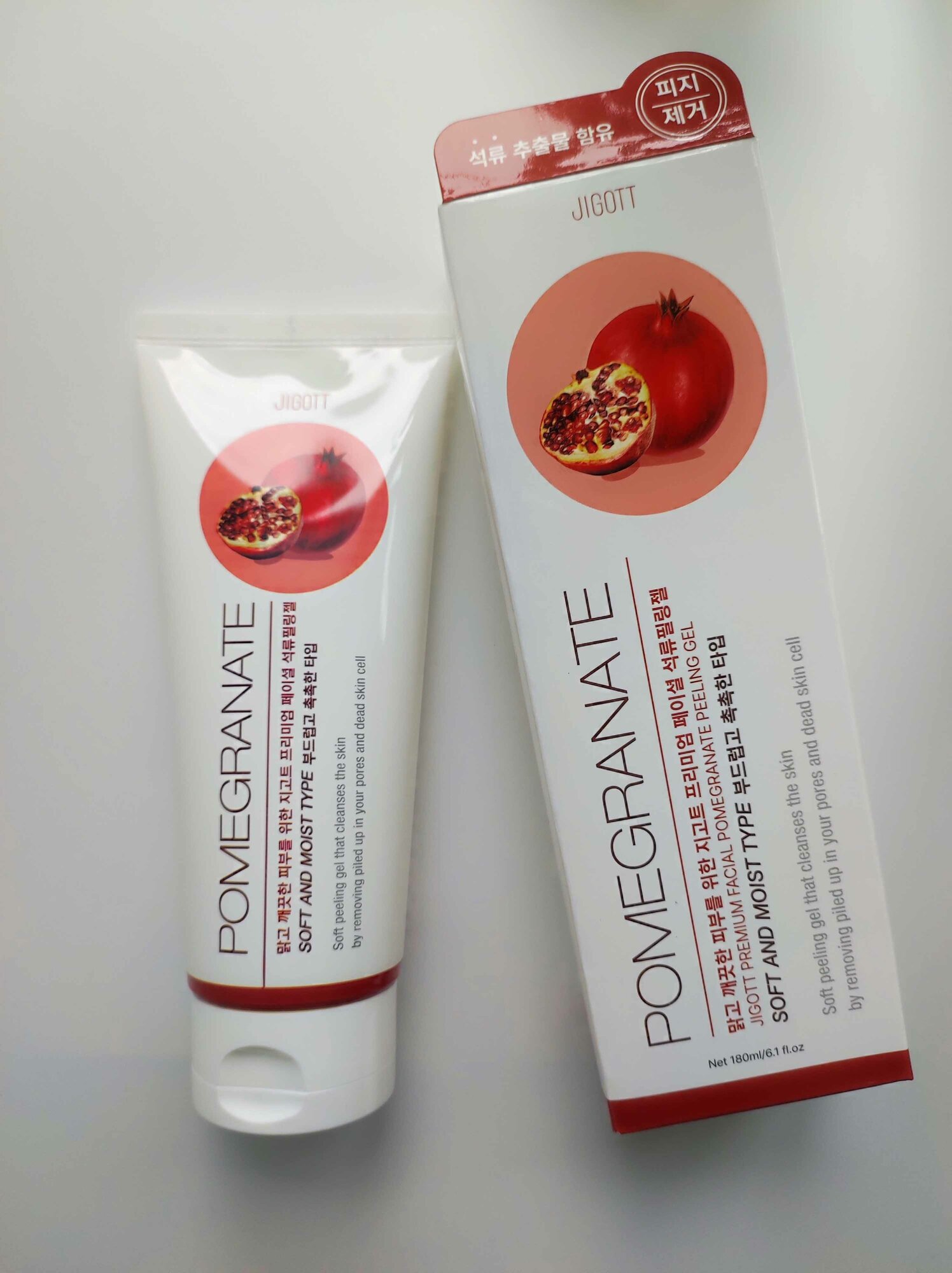 Пилинг-гель с экстрактом граната Jigott Premium Facial Pomegranate Peeling Gel - фото №15