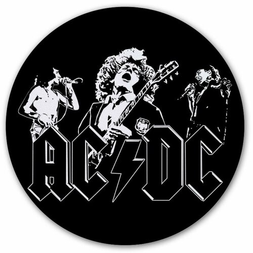 Коврик для мышки круглый AC/DC Let There Be Rock