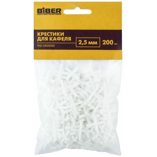 Крестики для кафеля Biber тов-080349 клинья для кафеля biber 55612 тов 200855