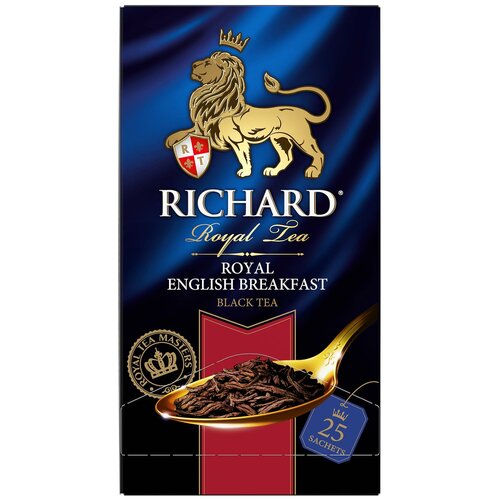 Чай черный Richard Royal English Breakfast в пакетиках, 25 пак.