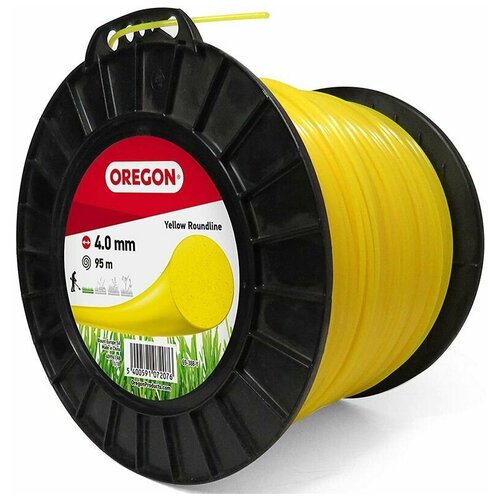 Леска триммерная Oregon Yellow Roundline Желтая (4,0мм, 95м, сечение круг) 69-388-Y