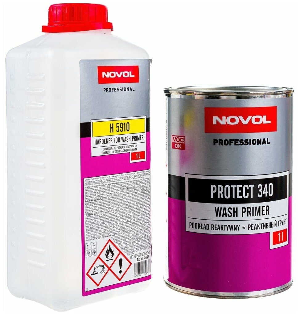   Novol Protect 340 Wash Primer  1 .   1 .