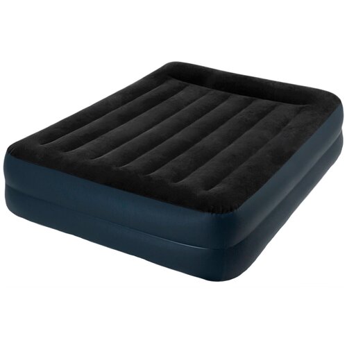 фото Надувная кровать intex pillow rest raised bed (64124) темно-синий