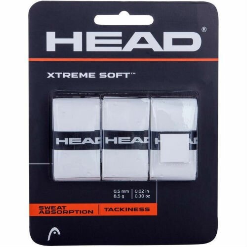 Обмотка для ручки ракетки HEAD Overgrip XtremeSoft x3 White 285104-WH