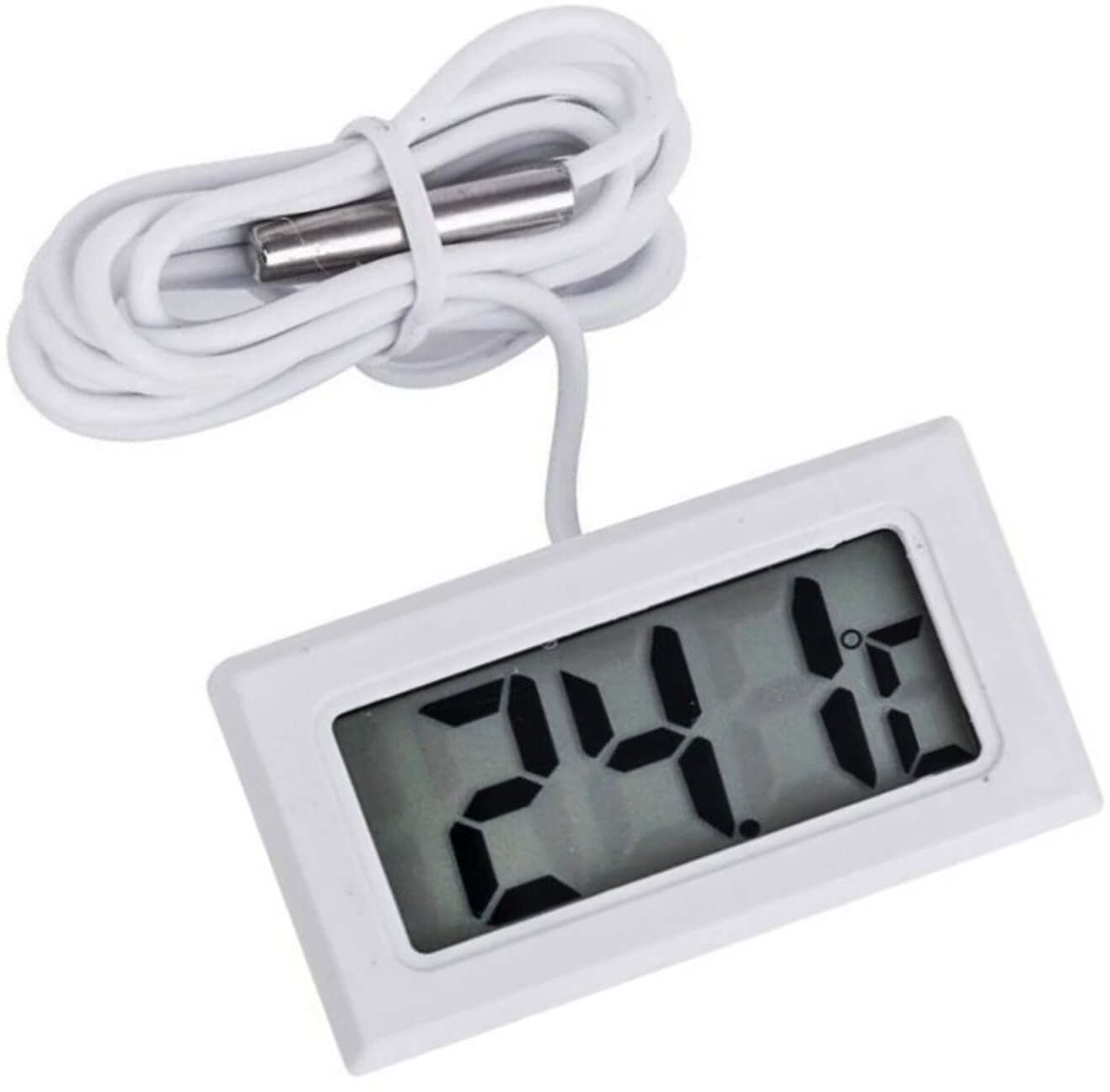 Термометр цифровой Ampertok T110 1м (белый) датчик температуры