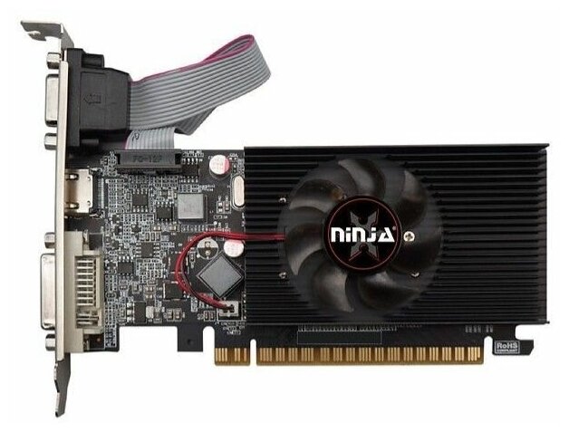 Видеокарта Ninja (Sinotex) GT610 PCIE (48SP) 2G 64-bit DDR3 DVI HDMI CRT