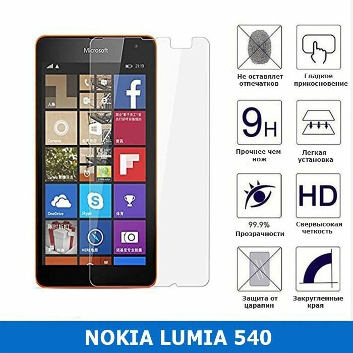 Защитное стекло для Nokia Lumia 540