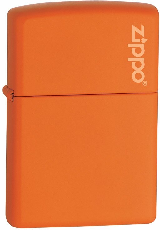 Zippo Зажигалка Zippo 231ZL Orange Matte - фотография № 1