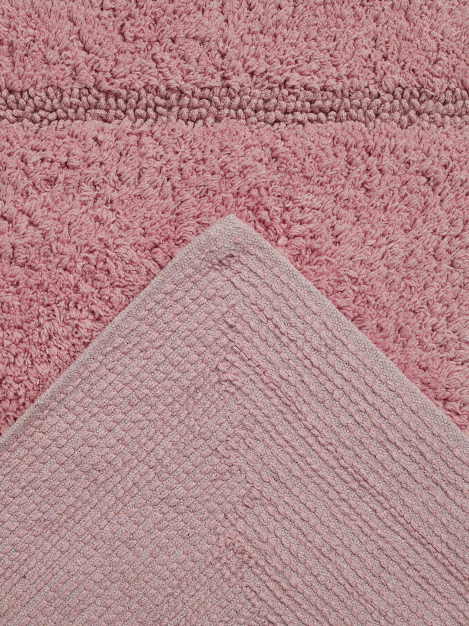 Комплект ковриков, размер 60x100 см, 50x50 см, цвет розовый Arya Home 9751245 . - фотография № 10