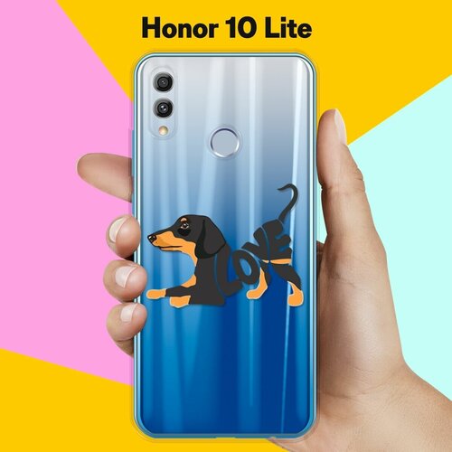 силиконовый чехол такса love на xiaomi mi 10 Силиконовый чехол Такса Love на Honor 10 Lite