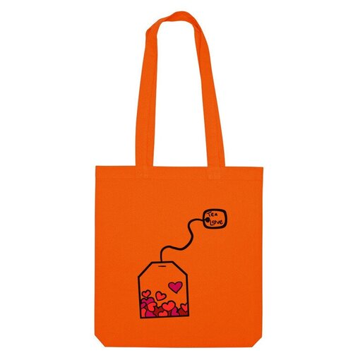 фото Сумка шоппер us basic, оранжевый