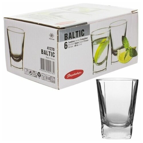 фото Набор стопок pasabahce baltic, 60 мл, 6 шт.