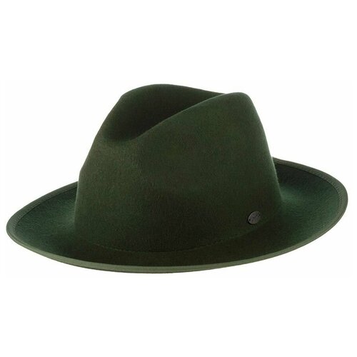 фото Шляпа федора bailey, подкладка, размер 59, зеленый