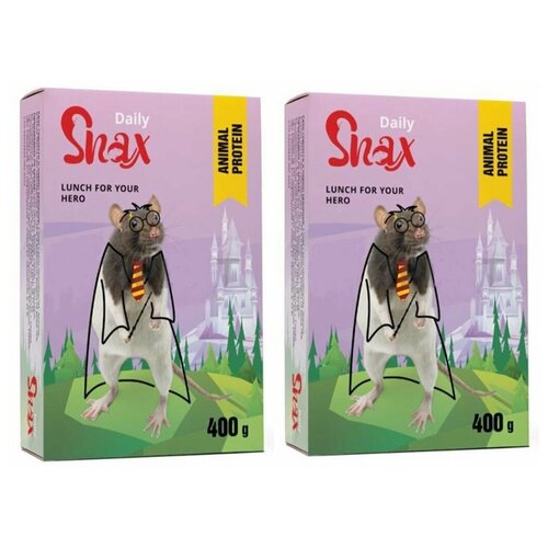 Корм Snax Daily для крыс, 400 г х 2 упаковки