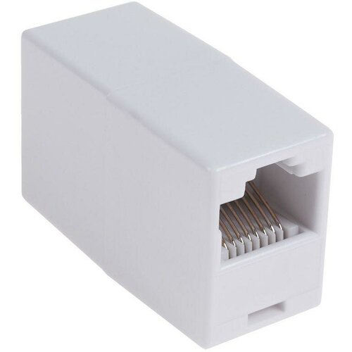 Коннектор-проходник PROCONNECT RJ-45 UTP 8P8C неэкранированный 5e 5 штук (03-0101-4) proconnect монтажное оборудование 03 0101 4 компьютерный проходник rj 45 8p 8c cat 5e гнездо гнездо