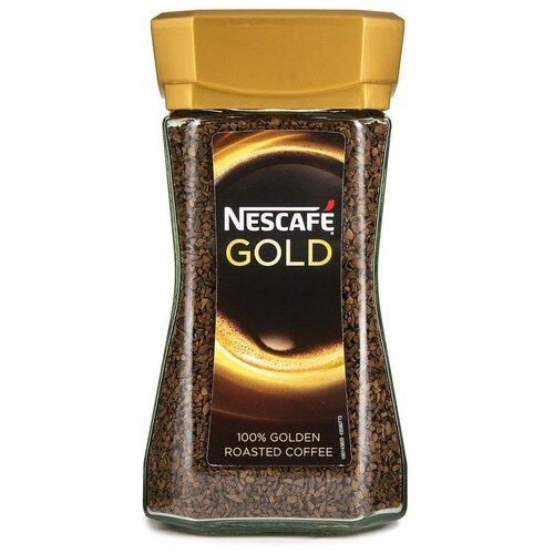 Упаковка 12 штук Кофе растворимый Nescafe Gold 95г с/б крист Россия