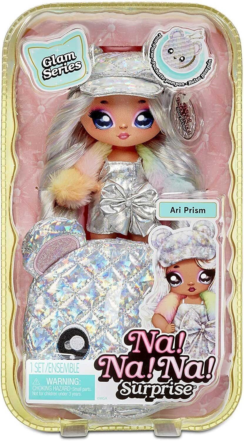 Кукла Na! Na! Na! Surprise Glam Series Ari Prism, 575399 серебристый