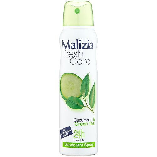 Malizia Дезодорант-антиперспирант Fresh Care Cucumber & Green Tea, спрей, 150 мл