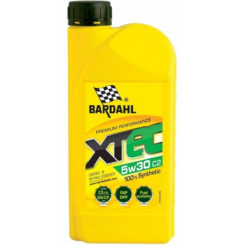Bardahl BARDAHL Масло моторное Bardahl XTEC 5W-30 синтетическое 1 л 36531 BARDAHL 36531