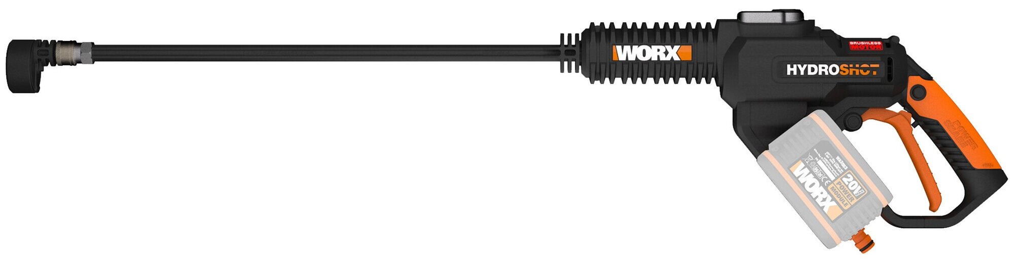 Мойка высокого давления WORX WG630E.9 20V 24бар бесщеточная аккумуляторная без батареи и зарядки