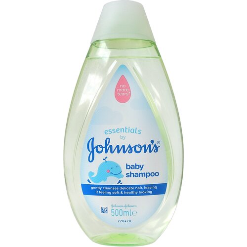 Johnson's Baby Шампунь для волос Essentials для чувствительной кожи, 500 мл в уп, 1 уп johnsons baby oil 300 алоэ johnson