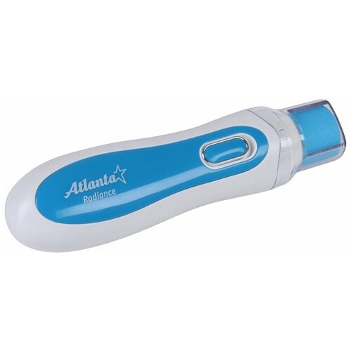 Электрическая роликовая пилка для педикюра Atlanta ATH-6272, голубой/белый электрическая роликовая пилка для педикюра atlanta ath 6321 розовый белый