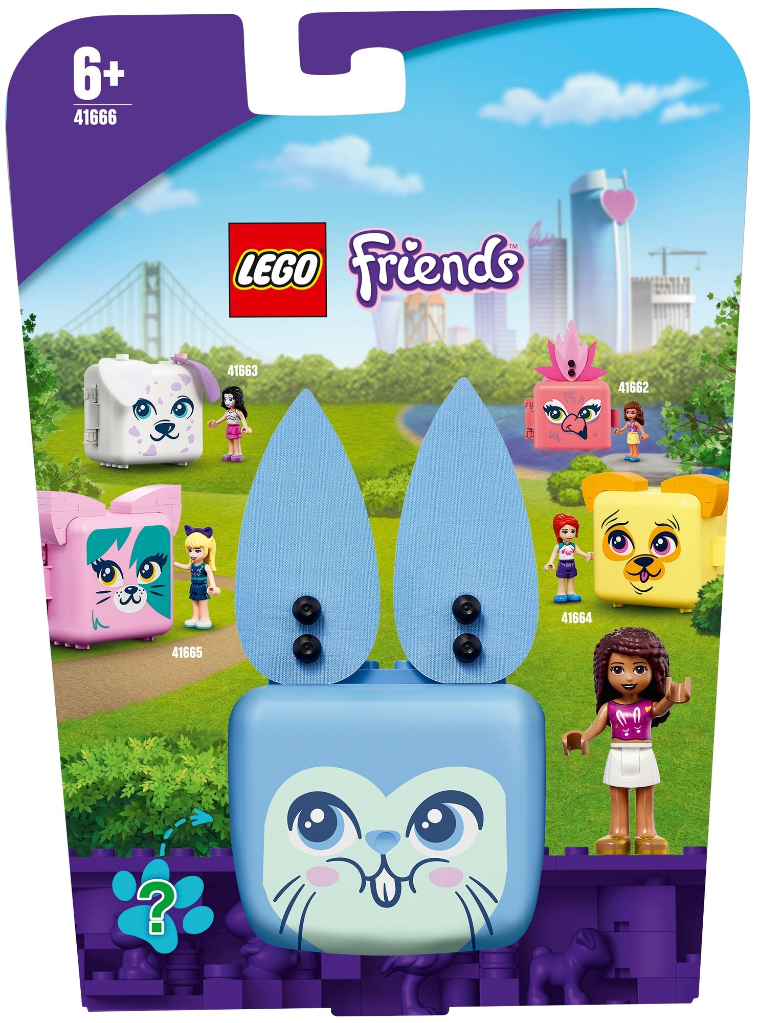 Конструктор LEGO Friends 41666 Кьюб Андреа с кроликом