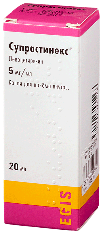 Супрастинекс капли 5мг/мл фл.20мл