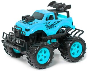 Монстр-трак Wangfeng Toys The Beast Pickup Ford Raptor (OR1673B), 1:16, 26 см, голубой