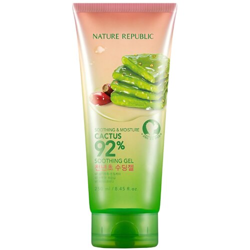 Гель увлажняющий с экстрактом кактуса NATURE REPUBLIC Soothing and Moisture Cactus 92% Soothing Gel 250ml