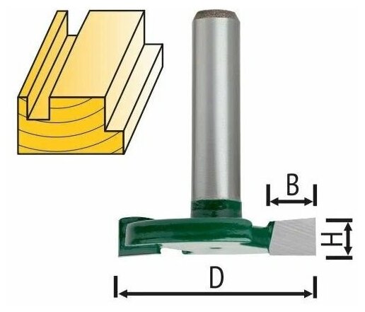 Фреза FIT 3612-080432 кромочная дисковая DxHxL=32х4х38мм