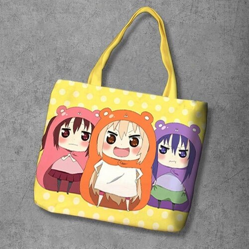 фото Сумка шоппер anime dakimakura, фактура рельефная, мультиколор