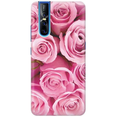 фото Cиликоновый чехол на vivo v15 pro / виво в15 про с принтом "букет роз" gosso