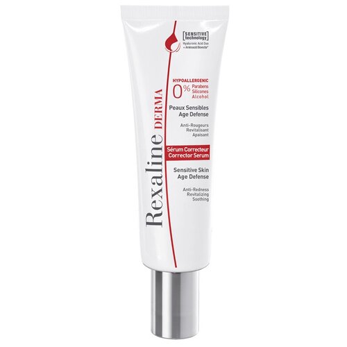 сыворотка концентрат для лица derma bright complex 3 мл х 10 шт Rexaline Derma Corrector Serum Омолаживающая сыворотка для чувствительной кожи лица, 30 мл