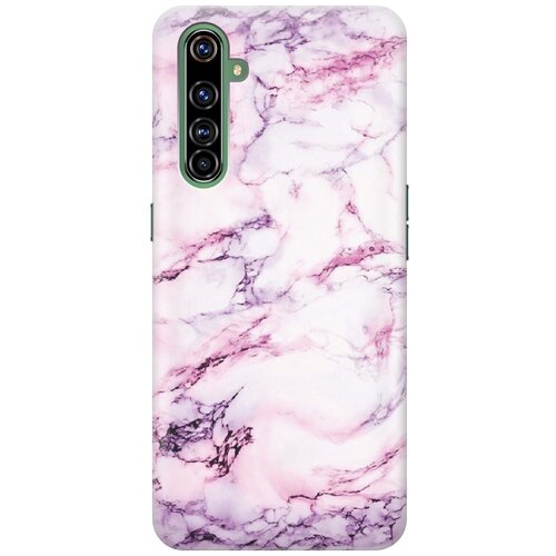 фото Re:pa чехол - накладка artcolor для realme x50 pro с принтом "фиолетовый мрамор"