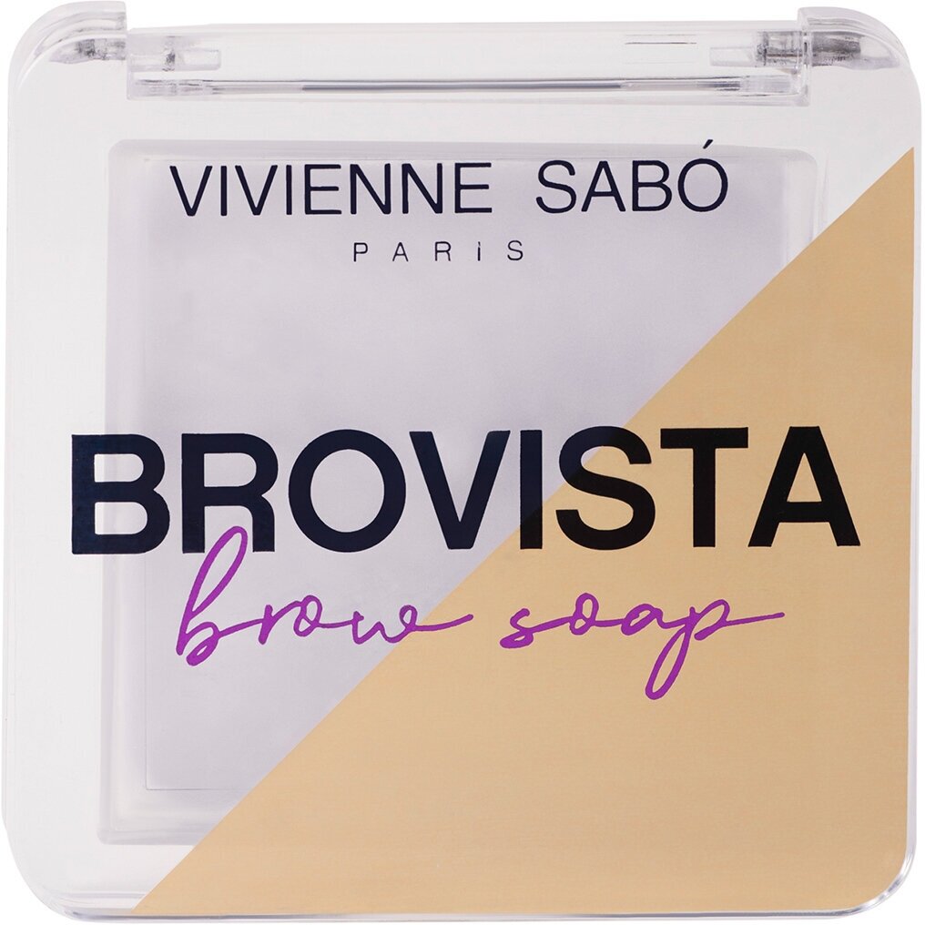 Мыло фиксатор Vivienne Sabo Brovista Brow Soap для укладки бровей