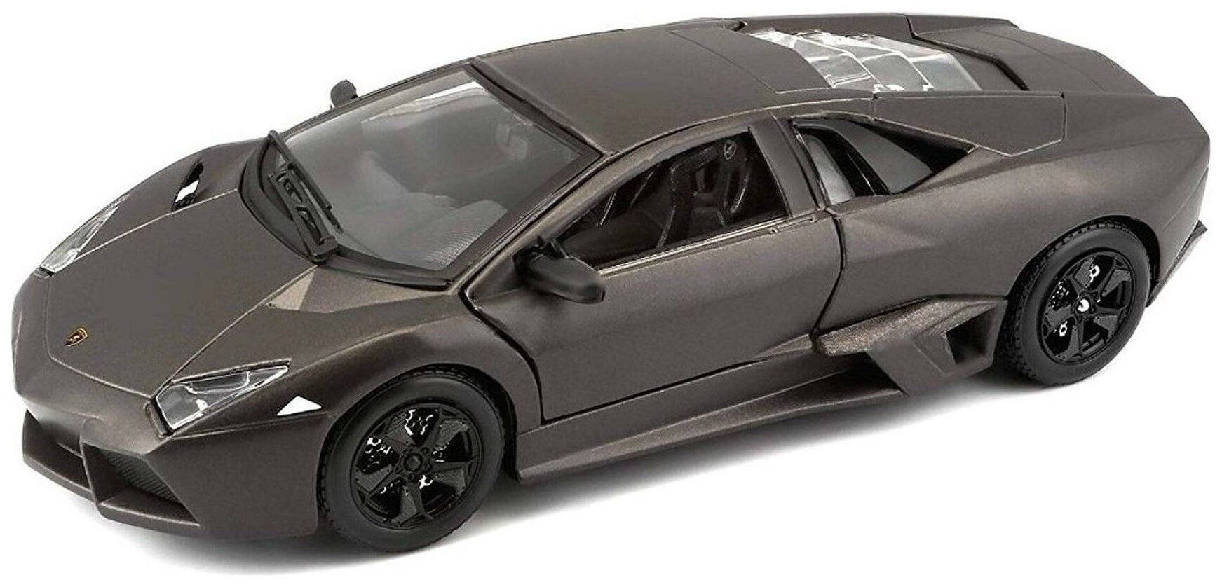 Легковой автомобиль Bburago Lamborghini Reventon 18-21041 1:24, 17 см, серый