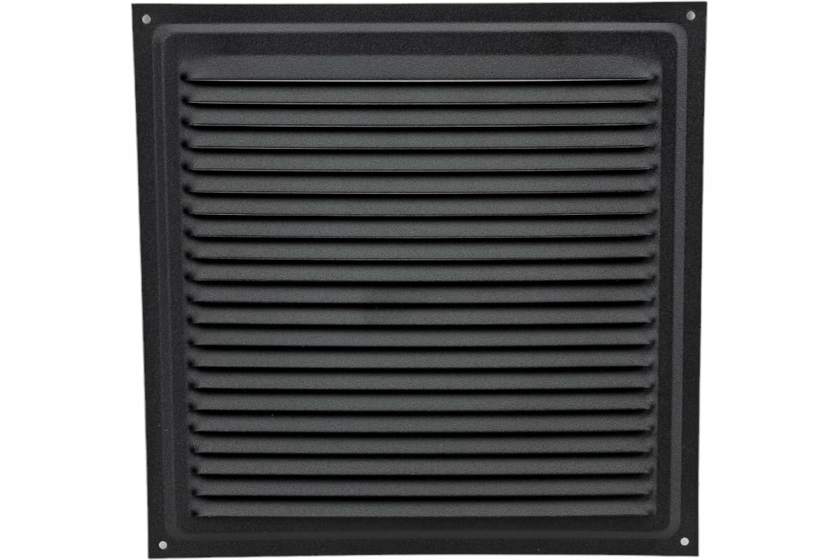 Трибатрон Решётка вентиляционная 200х200 черный муар 87181 для воздуховодов и систем